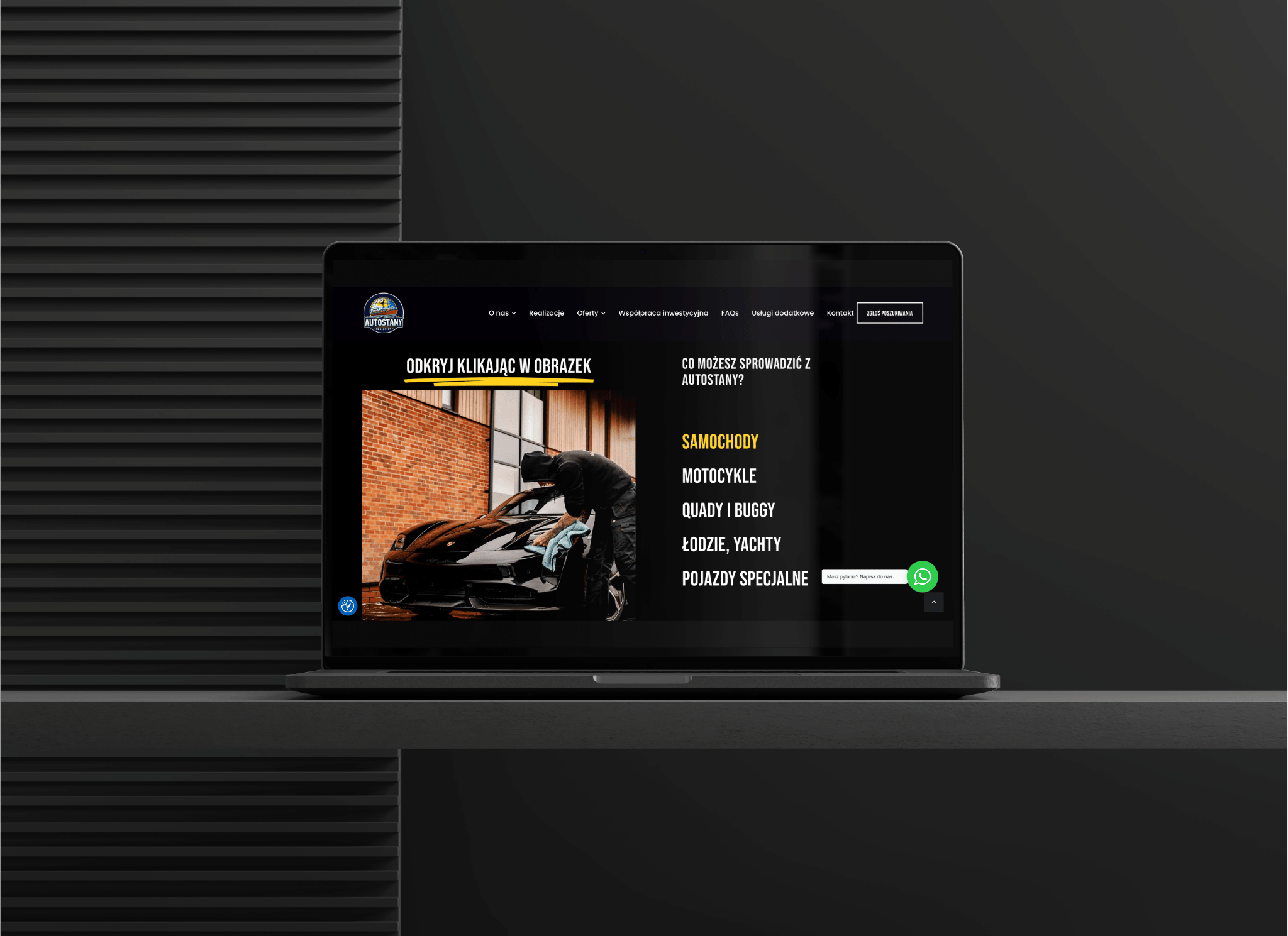 AUTOSTANY — realizacja Duda Design