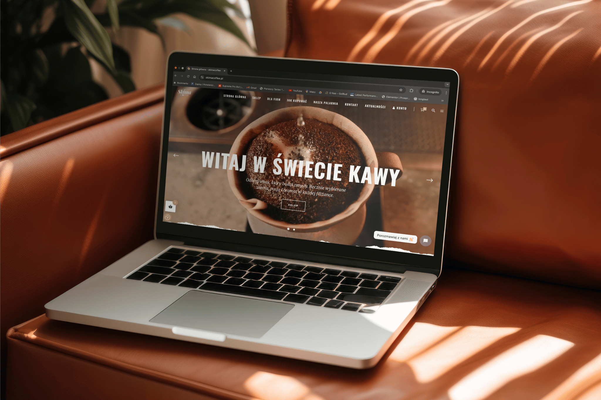 SKIMA COFFE — realizacja Duda Design